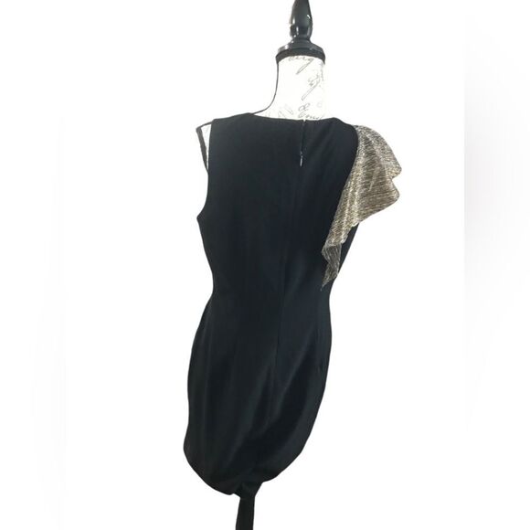 Tahari by ArthurS Levine size 8 black sleeveless dress - Picture 4 of 9